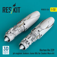 Horten Ho 229 jet engines Junkers Jumo 004 (2 pcs) (3D...