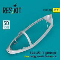 F-35 (A/C) Lightning II close canopy frame for Trumpeter...