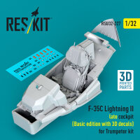 F-35C Lightning II late cockpit (Basic edition with 3D...