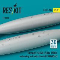 Tornado F3/GR1/GR4 1500L underwing fuel tanks (riveted)...