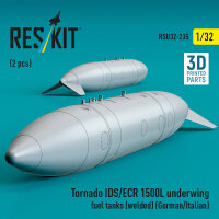 Tornado IDS/ECR 1500L underwing fuel tanks (welded)...