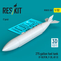275 gallon fuel tank (F-5E/F/N, F-20, AT-3) (1 pcs) (3D...