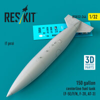 150 gallon centerline fuel tank (F-5E/F/N, F-20, AT-3) (1...