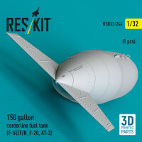 150 gallon centerline fuel tank (F-5E/F/N, F-20, AT-3) (1...