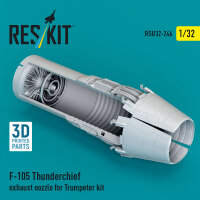 F-105 Thunderchief exhaust nozzle for Trumpeter kit (3D...