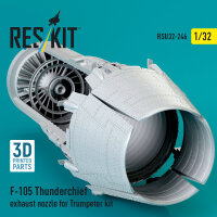 F-105 Thunderchief exhaust nozzle for Trumpeter kit (3D...