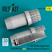 F?15E Strike Eagle late (F100-PW-229) open exhaust...