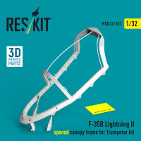 F-35B Lightning II opened canopy frame (3D Printed) for...