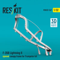 F-35B Lightning II opened canopy frame (3D Printed) for...