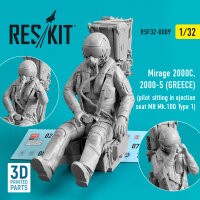 Mirage 2000C, 2000-5 (GREECE) pilot sitting in ejection...