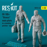 OV-10D+ Bronco male pilots (in a standing position - type...