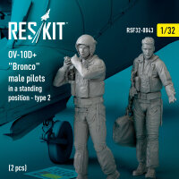 OV-10D+ Bronco male pilots (in a standing position - type...