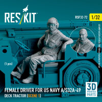 Female driver for US NAVY A/S32A-49 Deck Tractor (scene...