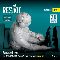 Female driver for A/S-32A-31A Mule Tow Tractor (scene 2)...