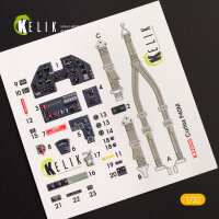 P-40M interior 3D decals for Trumpeter kit