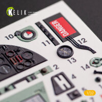 Hawker Hurricane Mk.IIB - Interior 3D Decal for Revell kit