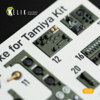 A6M2B Zeke - Interior 3D Decal for Tamiya kit