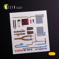 BF-109 E - Interior 3D Decal with 3D printed parts for...