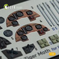 DH.81A Tiger Moth - Interior 3D Decal with 3D printed...