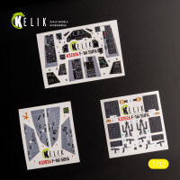 F-16I Sufa - interior 3D decals for Academy kit