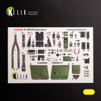 P-39Q/N - interior 3D decals for Kitty Hawk/Zimi models kit