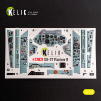 SU-27 - interior 3D decals for Trumpeter kit