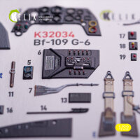 BF-109 G-6 - interior 3D decals for Trumpeter kit