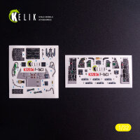 F-16CJ - interior 3D decals for Tamiya kit