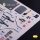 AV-8 Harrier - interior 3D decals for Trumpeter kit