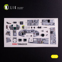 Tornado ECR - interior 3D decals for Italeri kit