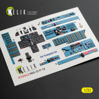 MiG-21 F-13 export version - interior 3D decals for Trumpeter kit