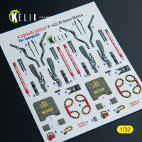 F-4C - interior 3D decals for Tamiya kit