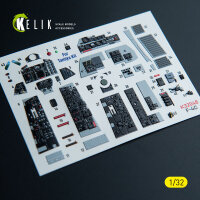 F-4C - interior 3D decals for Tamiya kit
