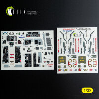 F-4D - interior 3D decals for Tamiya kit