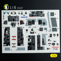 F-4D - interior 3D decals for Tamiya kit