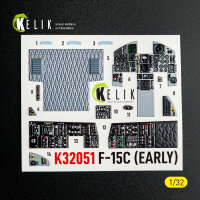 F-15C (early) - interior 3D decals for Tamiya kit
