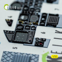 F-15C MSIP II- interior 3D decals for Tamiya kit