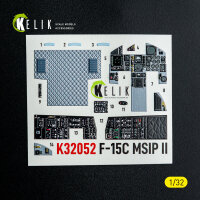 F-15C MSIP II- interior 3D decals for Tamiya kit