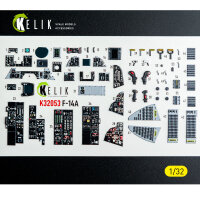 F-14A - interior 3D decals for Tamiya kit