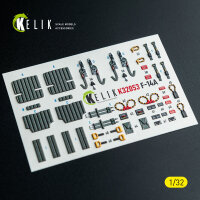 F-14A - interior 3D decals for Tamiya kit