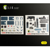 OV-10A/C Bronco - interior 3D decals for Kitty Hawk/Zimi...