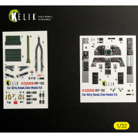 RF-5E - interior 3D decals for Kitty Hawk/Zimi models kit