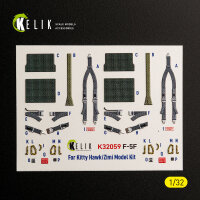 F-5F - interior 3D decals for Kitty Hawk/Zimi models kit