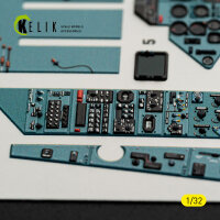 SU-27UB Flanker C - interior 3D decals for Trumpeter kit