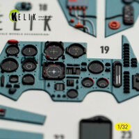 SU-27UB Flanker C - interior 3D decals for Trumpeter kit