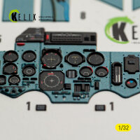 SU-27UB Flanker C - interior 3D decals for Trumpeter kit