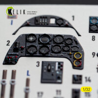 Bf-109 G2/4 - interior 3D decals for Revell
