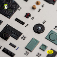 Spitfire Mk.IIa - interior 3D decals for Revell