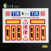 Cargo Information plates set #1 - Decal for models