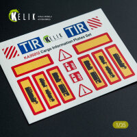 Cargo Information plates set #1 - Decal for models